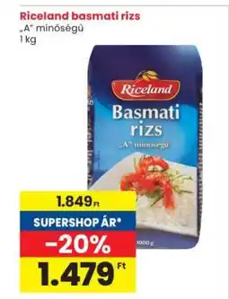 Interspar Riceland basmati rizs ajánlat