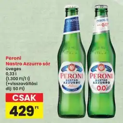 Interspar Peroni Nastro Azzurro sör ajánlat