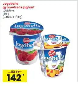 Interspar Jogobella gyümölcsös joghurt ajánlat