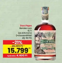 Interspar Don Papa ajánlat