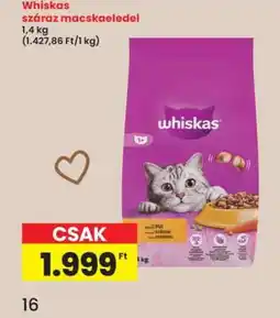 Interspar Whiskas száraz macskaeledel ajánlat