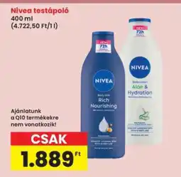 Interspar NIVEA testápoló ajánlat