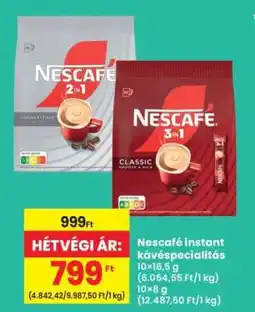 Interspar Nescafé instant kávéspecialitás ajánlat