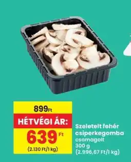 Interspar Szeletelt fehér csiperkegomba ajánlat
