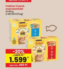 Interspar Friskies 12 pack macskaeledel ajánlat