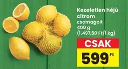 Interspar Kezetetlen héjú citrom ajánlat