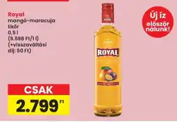 Interspar Royal mangó-maracuja likőr ajánlat