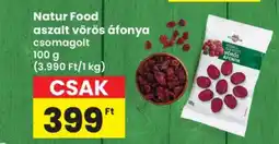 Interspar Natur Food aszalt vörös áfonya ajánlat