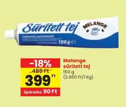 Spar Melange sűrített tej ajánlat