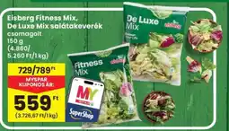 Interspar Eisberg Fitness Mix, De Luxe Mix salátakeverék ajánlat