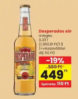 Spar Desperados sör ajánlat
