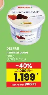 Spar DESPAR mascarpone ajánlat