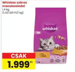 Spar Whiskas száraz macskaeledel ajánlat