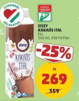 PENNY Sissy Kakaós Ital ajánlat