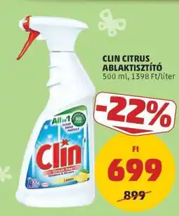 PENNY Clin Citrus Ablaktisztító ajánlat