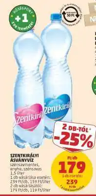 PENNY SZENTKIRÁLYI Ásványvíz ajánlat