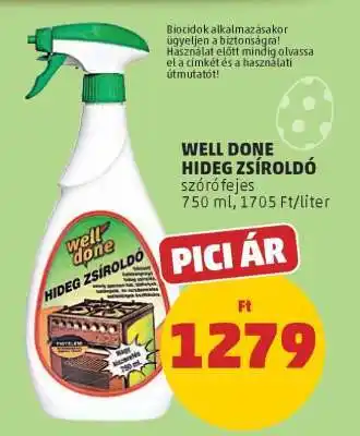 PENNY Well Done Hideg Zsíroldó ajánlat