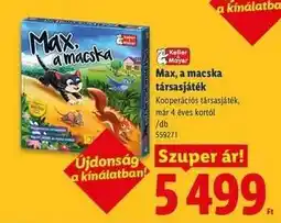Lidl Max, a macska társasjáték ajánlat