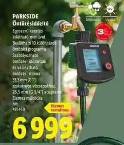 Lidl PARKSIDE Öntözésidőzítő ajánlat