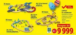 Lidl LUPILU Fa vasútkészlet ajánlat