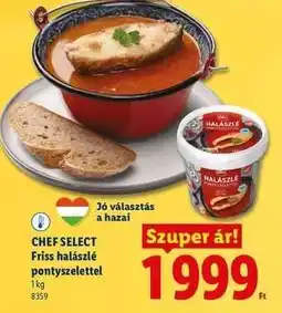 Lidl CHEF SELECT Friss halászlé pontyszelettel ajánlat