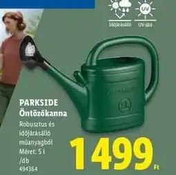 Lidl PARKSIDE Öntözőkanna ajánlat