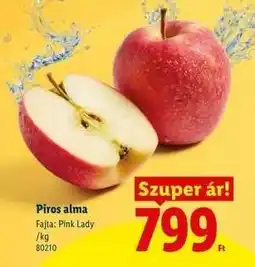 Lidl Piros alma ajánlat