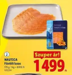 Lidl NAUTICA Füstölt lazac ajánlat