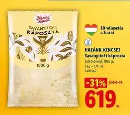 Lidl HAZÁNK KINCSEI Savanyított káposzta ajánlat