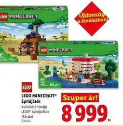 Lidl LEGO MINECRAFT Építőjáték ajánlat