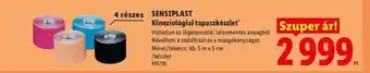 Lidl Sensiplast Kineziológiai tapaszkészlet ajánlat