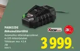 Lidl PARKSIDE Akkumulátortöltő ajánlat