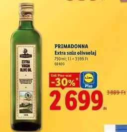 Lidl PRIMADONNA Extra szűz olívaolaj ajánlat