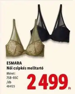 Lidl esmara Női csipkés melltartó ajánlat