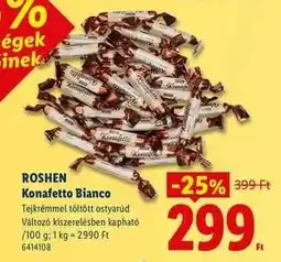 Lidl Roshen Konafetto Bianco ajánlat