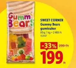Lidl SWEET CORNER Gummy Bears gumicukor ajánlat