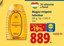 Lidl Magyar virágméz tubusban ajánlat