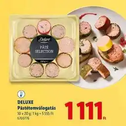 Lidl DELUXE Pástétomválogatás ajánlat