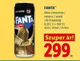 Lidl Fanta ajánlat