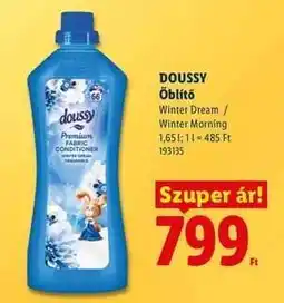Lidl Doussy Öblítő ajánlat