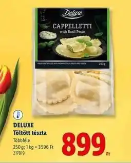Lidl Deluxe Töltött tészta ajánlat