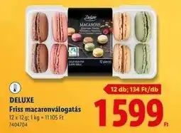 Lidl DELUXE Friss macaronválogatás ajánlat
