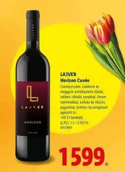 Lidl Lajver Horizon Cuvée ajánlat