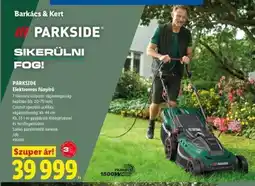 Lidl PARKSIDE Elektromos fűnyíró ajánlat