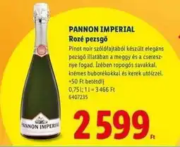 Lidl PANNON IMPERIAL Rozé pezsgő ajánlat