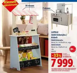 Lidl LUPILU Játék kiskonyha / kisbolt ajánlat