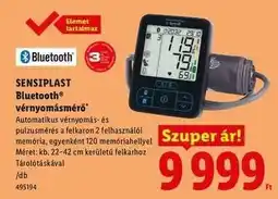 Lidl SENSIPLAST Bluetooth vérnyomásmérő ajánlat