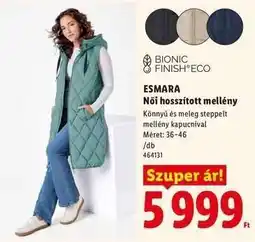 Lidl esmara Női hosszított mellény ajánlat
