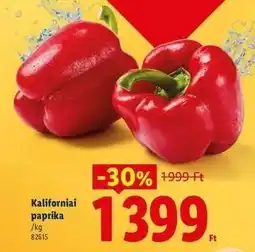 Lidl Kaliforniai paprika ajánlat