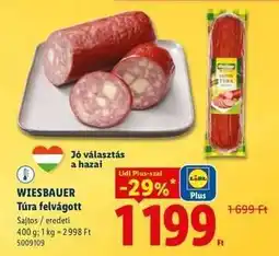 Lidl WIESBAUER Túra felvágott ajánlat